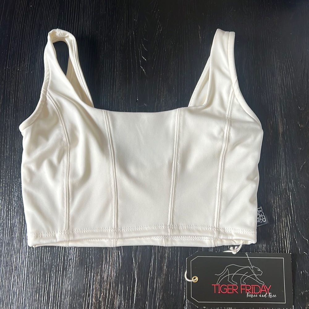 NWT Tiger Friday Duchess Crop Top